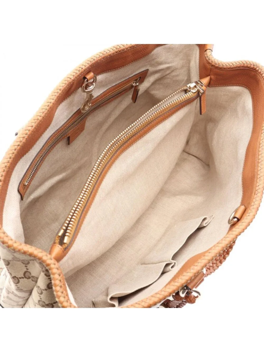 Gucci Tote Bag Marrakech GG Canvas Beige Brown
